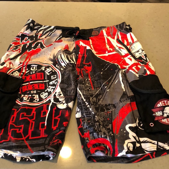 metal mulisha swim trunks
